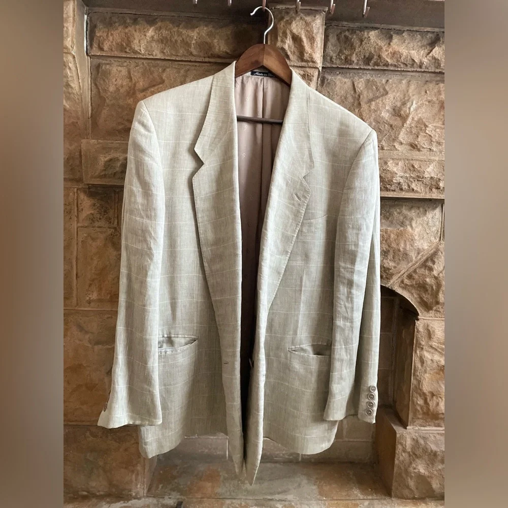 Vintage Christian Dior Monsieur plaid jacket